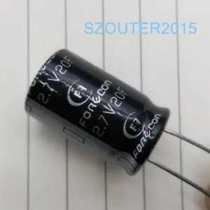 1PCS 2.7V 20F Farad Capacitor 20F 2.7V Supercapacitor 27mm*15mm New - Picture 1 of 1