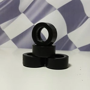 1/24 URETHANE SLOT CAR TIRES 2 pr PGT-HR-28120 fit H&R Flat Front Wheels - Picture 1 of 2