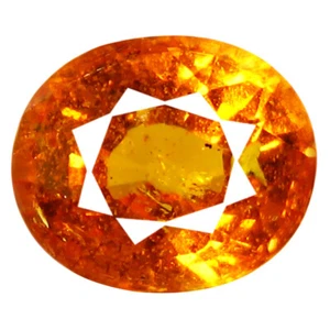 1.74 ct AAA Attractive Oval Shape (7 x 6 mm) Fanta Orange Spessartine Gemstone - Picture 1 of 1