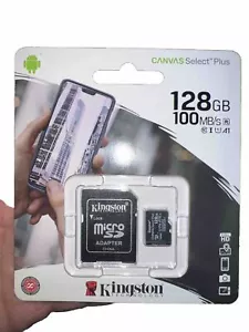 Kingston Micro SD Canvas Select Plus Memory Card 128GB 16pcs Pack - Picture 1 of 3