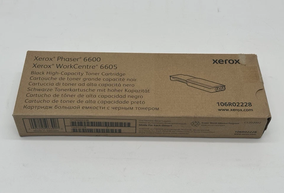 Xerox 106R02228 High Capacity Toner for Phaser 6600/WorkCentre 6605-Black - Image 1 of 4