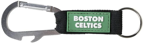 Boston Celtics Premium Carabiner Clip Keychain Bottle Opener Combo Cover
