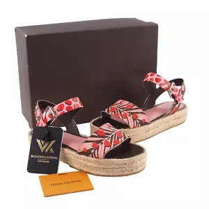 LOUIS VUITTON Jungle Dots Espadrilles Luxus Designer Sandals Gr. 36 OP: 790 € - Bild 1 von 12