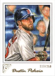 Dustin Pedroia/250 2017 edición privada #48 Topps Gallery - casi nuevo-como nuevo - Imagen 1 de 1
