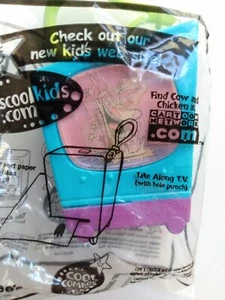 Sammlerstück Kuh und Huhn Hardees Neu in Verpackung Cartoon Network Take Along TV Carl Jr - Bild 1 von 3