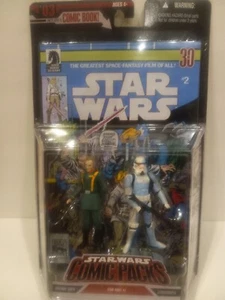 STAR WARS Comic Packs #2 action figure Governatore Tarkin Stormtrooper 2006 - Foto 1 di 10