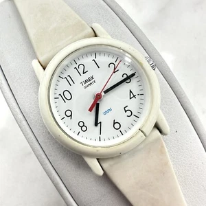 Orologio Timex Quarzo A7 Cassa Bianca, Donna, Batteria Nuova, 26mm - Foto 1 di 15