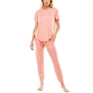 Nuevo con etiquetas Juego de pijama Roudelain Whisper Luxe manga corta rubor M - Imagen 1 de 7