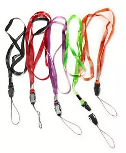 5x Neck Strap Cord Lanyard for Mp3 Cell Phone Camera USB Flash Drive ID USA 16" - Picture 1 of 2