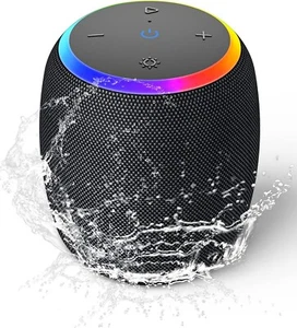 Bluetooth Speakers,Portable Wireless Speaker with 15W Stereo Sound, IPX6 Waterpr - Picture 1 of 1