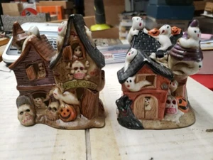Ceramic Halloween Houses - Picture 1 of 6