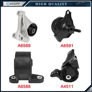 4Pcs Engine Motor Mount Fits 2001-2005 Honda Civic 1.7L for Manual Transmission - Picture 1 of 21