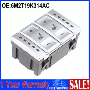 For Ford Mondeo MK4 Galaxy MK3 S-MAX 2006-2015 Heated Seat Switch 6M2T19K314AC - Picture 1 of 5