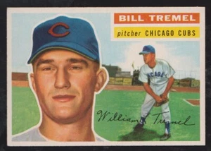 Bill Tremel 1956 Topps Baseball #96 espalda blanca casi nuevo **** envío gratuito **** - Imagen 1 de 1