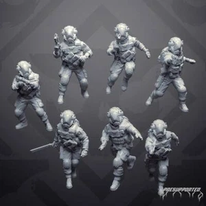 Frontier Mercenaries (7) - SKULLFORGE | Legion compatible - 3D printed - Picture 1 of 2
