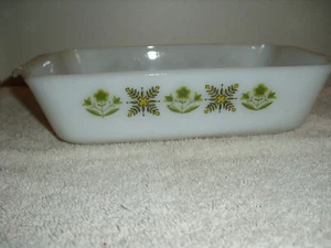Anchor Hocking / Fire-King #441  Meadow Green 1 QT Baking Dish - Picture 1 of 4