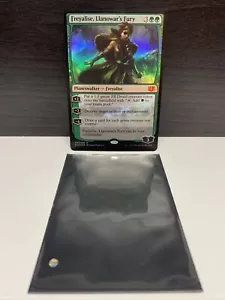 MTG Freyalise, Llanowar’s Fury 3 Oversized Planeswalker 043/337 Foil 2014 - Picture 1 of 4