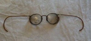 Vintage Saniglass Round Safety Glasses Motorcycle Goggles  - Picture 1 of 5