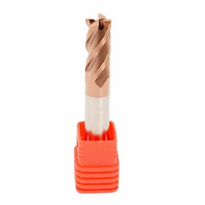 Fresadora de extremo de carburo CNC HRC55 10 mm-75 mm 4 brocas de fresado de extremo de tungsteno - Imagen 1 de 5