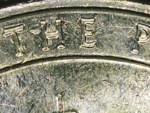 2019 D Quarter Guam-War in the Pacific Die chips on reverse in the "H" of THE Cover