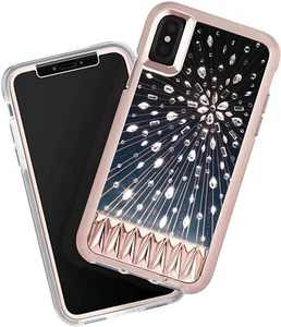 Case-Mate - iPhone Xs Case Glass Screen Protector Bundle Luminescent iPhone - Picture 1 of 4
