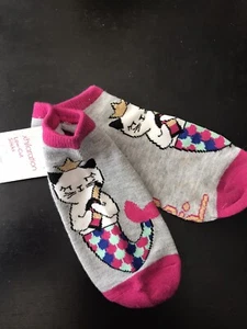 Xhilaration Low Cut Socks Size 4-10 1 Pair Mermaid Cat Purrmaid **NEW** - Picture 1 of 4