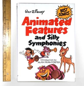Walt Disney's - Animated Features & Silly Symphonies BEST COMICS Hardback (1980) - Picture 1 of 6