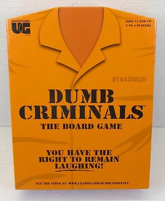 Dumb Criminals Board Game University Games 2020    2 to 4 players 12+ - Image 1 of 4