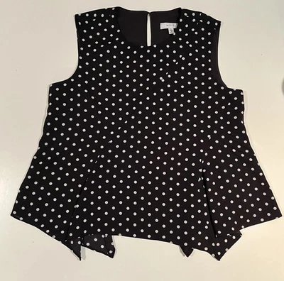 Camiseta sin mangas Milly a lunares. Blusa Foto 1 de 4