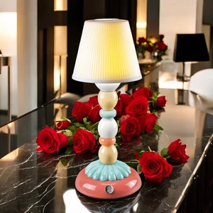 Lladro 01023764 Palm Firefly Table Lamp #3764 NEW +F/S - Bild 1 von 7