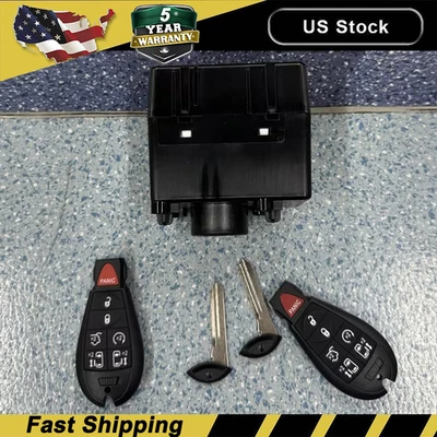 for 2009-15 Dodge Ram 1500 WIN Module Wireless Ignition Node Programmed w/ Keys - Image 1 of 4