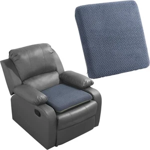 HOMBYS Tufted Furry Recliner Seat Cushion for Elderly Memory 20"x20"x3", Grey - Picture 1 of 7