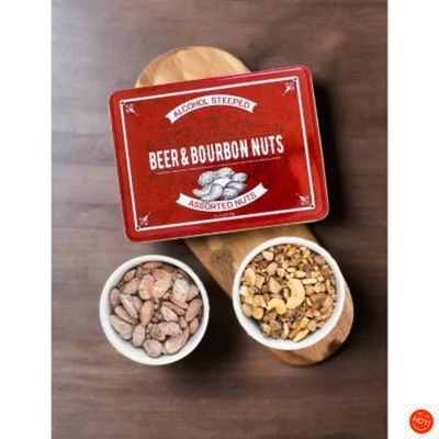 SUGAR CIRUELA Gourmet Nueces Lata Regalo, 3 Sabores, Snack y Regalo Foto 1 de 4