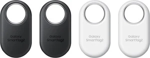 SAMSUNG Galaxy SmartTag2, Bluetooth Tracker, 2023, 4 Pack - 2 Black, 2 White - Picture 1 of 5