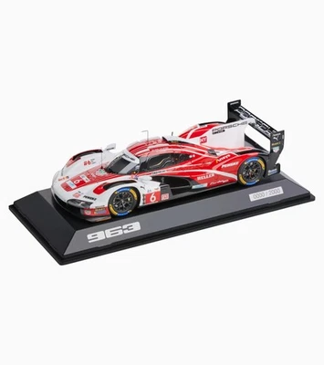 Coche modelo Porsche 963 escala 1:43 - blanco/rojo Foto 1 de 2