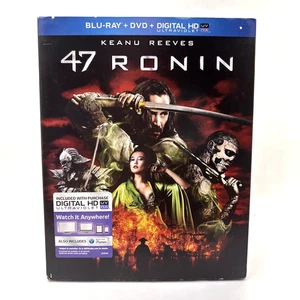 47 Ronin (Blu-ray/DVD, 2013) With Slipcover, Keanu Reeves, Samurai - Picture 1 of 2