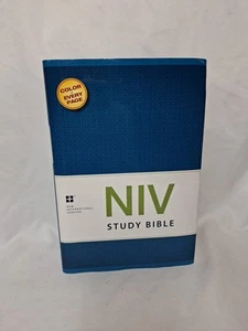 NIV Study Bible, Red Letter Edition - Hardcover Zondervan - Maps Pictures - Picture 1 of 8