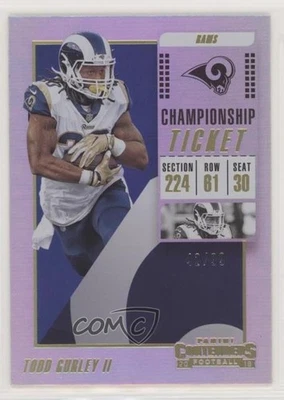 2018 Panini Contenders Championship Ticket /99 Todd Gurley II #46 - Image 1 of 2