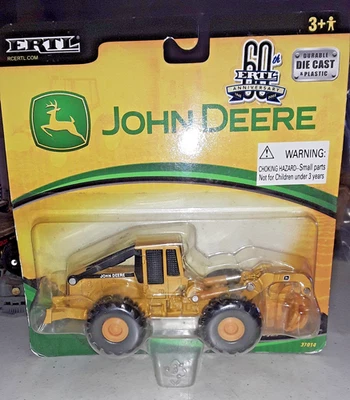 Ertl 60th Anniversary JOHN Deere Grapple Skidder #37914 NRFP (AA-37 - Image 1 of 4
