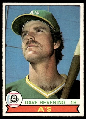 1979 O-Pee-Chee Dave Revering Oakland Athletics #113 - Image 1 of 2