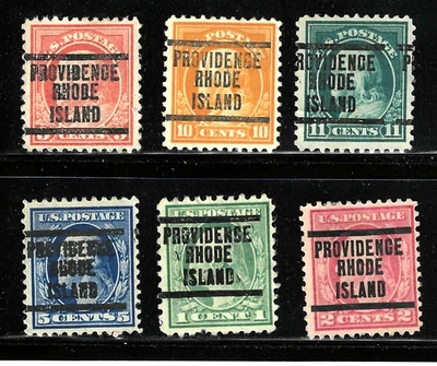 PRIOVIDENCE RI Precancelaciones 1-11 Cen Washington Franklin 1908-1922 EE. UU. 1pre11 Foto 1 de 3