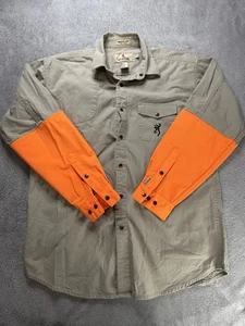 Browning Super Natural Shooting Shirt Jungen XL Langarm Khaki Orange - Bild 1 von 9
