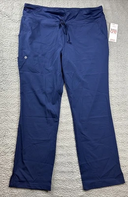 Pantalones Médicos Barco One Cintura Tejida Para Mujer XL Azul Marino Tiro Medio Pierna Recta Foto 1 de 4