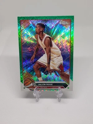 2023-24 Topps Cromo #194 Jalen Rose Verde Topps Logofractor Chicago Bulls NBA  Foto 1 de 2