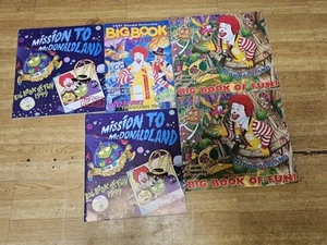 McDonaldland Fun Times Vintage 1990s Activity Book Magazine Lot X 5 - Picture 1 of 7