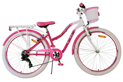 Volare Lovely Kinderfahrrad für Mädchen - 26 Zoll in Rosa mit 7 Gängen - Bild 1 von 4