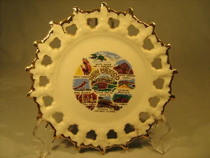 7" Porcelain Collector Plate NEW MEXICO [G2a] - Picture 1 of 3