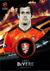 2016 2017 BRISBANE ROAR A-League Card LUKE DEVERE - Picture 1 of 3