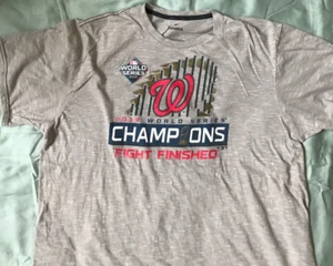 NUEVA Camiseta Campeones Serie Mundial 2019 Fanatics Washington Nationals Fanatics XL - Imagen 1 de 4