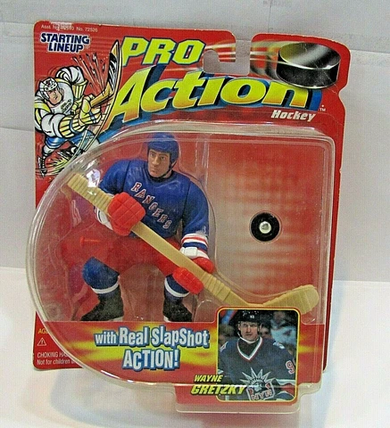 New 1998 Wayne Gretzky Hasbro Starting Lineup Hockey Pro Action Figure FREE SH Cover